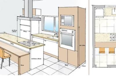 Como ter uma cozinha com ilha, mesmo se você tem pouco espaço