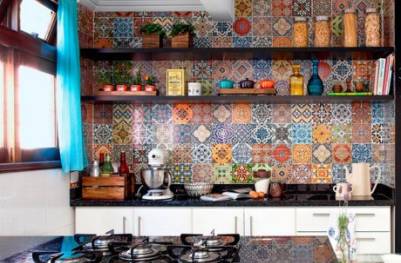 30 cozinhas pequenas e coloridas